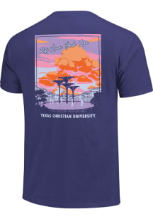 TCU Horned Frogs Purple Riff Ram Bah Zoo Short Sleeve T Shirt