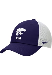 Nike K-State Wildcats Golf Rise Trucker Adjustable Hat - Purple