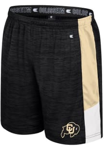 Colosseum Colorado Buffaloes Mens Black Consistency Shorts
