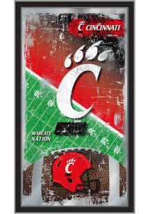 Cincinnati Bearcats Football Hanging Back Bar Mirror