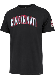 47 Cincinnati Bearcats Black Franklin Fieldhouse Namesake Short Sleeve Fashion T Shirt