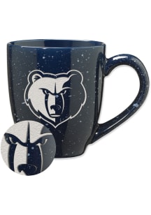 Memphis Grizzlies Standard 16oz Speckle Ceramic Mug - Navy Blue