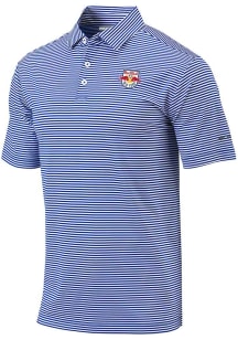 Columbia New York Red Bulls Mens Light Blue Primary Heat Seal Omni Wick Club Invite Short Sleeve P..