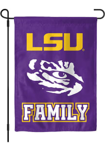 LSU Tigers Family Garden Flag - Purple
