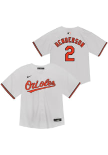 Gunnar Henderson  Baltimore Orioles Toddler White Home Game Jersey