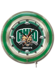 Ohio Bobcats 19in Neon Wall Clock
