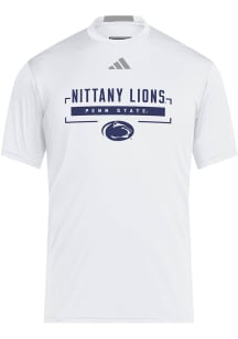Adidas Penn State Nittany Lions White D4T Short Sleeve T Shirt