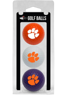 Clemson Tigers 3 Pack Golf Balls