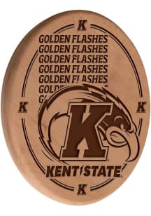 Kent State Golden Flashes Laser Engraved Sign - Brown