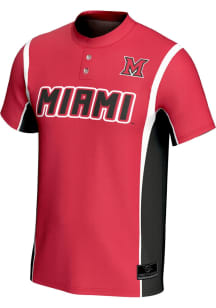 ProSphere Miami RedHawks Mens Red Rival Softball Baseball Jersey