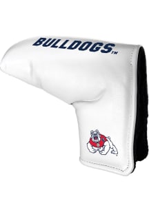 Fresno State Bulldogs White Tour Blade Putter Cover