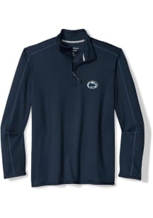 Tommy Bahama Penn State Nittany Lions Mens Navy Blue Island Energy Long Sleeve Qtr Zip Pullover
