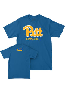 Lila Pileggi Pitt Panthers Blue NIL Script Short Sleeve Player T Shirt