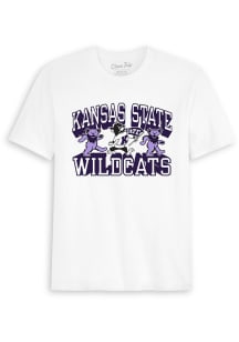 Class Trip K-State Wildcats White Grateful Dead Number One Design Short Sleeve T Shirt