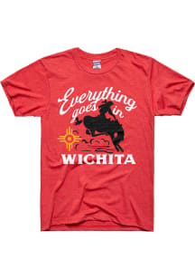 Charlie Hustle Wichita Red Everything Goes In Wichita Short Sleeve Fashion T Shirt