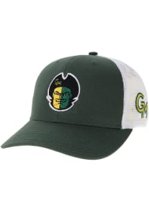 Legacy George Mason University Mid-Pro Snap Trucker Adjustable Hat - Green