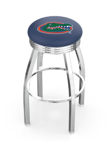 Florida Gators 3 Ring Chrome Seat Pub Stool - Silver