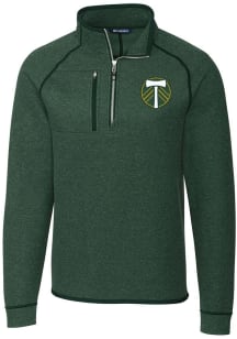 Cutter and Buck Portland Timbers Mens Green Mainsail Big and Tall Qtr Zip