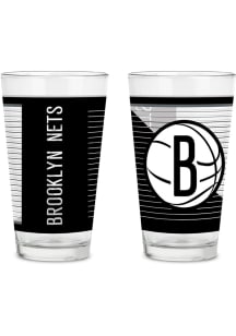 Brooklyn Nets 2 Pack Pint Glass Drink Set