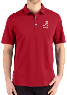 Cutter and Buck Alabama Crimson Tide Red Alumni Advantage Refresh Pique Big and Tall Polo