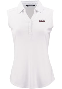 Cutter and Buck Texas Tech Red Raiders Womens White Vault Forge Eco Polo Shirt