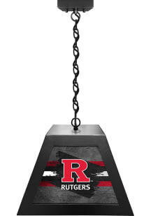 Rutgers Scarlet Knights Pendant Black Billiard Lamp