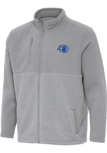 Antigua Orlando Magic Mens Ash Daily Fused Medium Weight Jacket