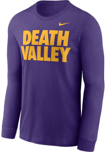 Nike LSU Tigers Purple Local Cotton Long Sleeve T Shirt