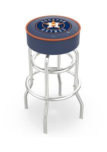 Houston Astros Double-Ring Swivel Pub Stool - Silver