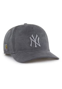 47 New York Yankees Garment Dyed Tonal Hitch RF Adjustable Hat - Charcoal