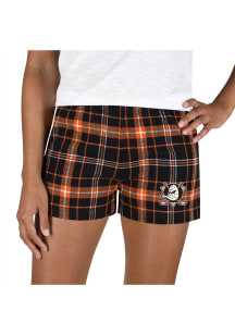 Concepts Sport Anaheim Ducks Womens Orange Ultimate Flannel Shorts