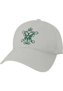 Legacy William & Mary Tribe Wordmark EZA Twill Adjustable Hat - Silver