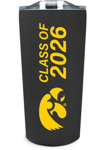 Iowa Hawkeyes 18oz Class of 2026 Soft Touch Stainless Steel Tumbler - Black