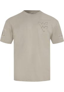 Pro Standard West Virginia Mountaineers Brown Neutral Short Sleeve Fashion T Shirt