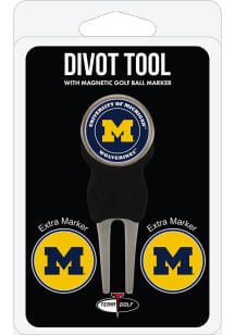 Michigan Wolverines 3Pk Ball Marker Divot Tool