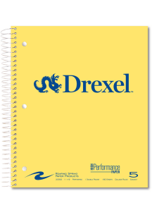 Drexel Dragons Team Logo Notebook and Folder - Navy Blue