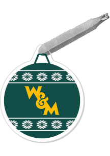 William & Mary Tribe Bulb Ornament - Green