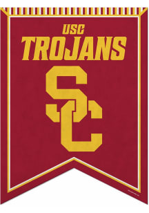 USC Trojans 18x24 Banner - White