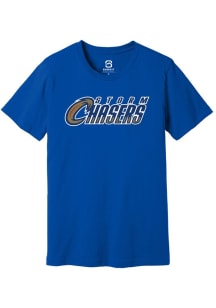 Summit Sportswear Omaha Storm Chasers Blue Alt Logo Wordmark Short Sleeve T Shirt