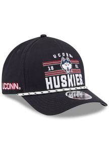 New Era UConn Huskies March Madness 9FORTY Modern Crown Adjustable Hat - Navy Blue