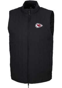 Antigua Kansas City Chiefs Mens Black Rally Sleeveless Jacket