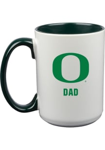 Oregon Ducks Dad 15oz Ceramic Mug - White