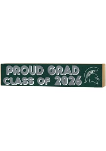 KH Sports Fan Michigan State Spartans Class of 2026 Block Sign - Green