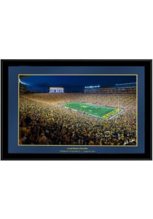 Michigan Wolverines Coach Moore's First Win Picture Frame - Black