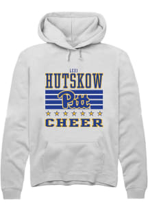 Lexi Hutskow Pitt Panthers Mens White NIL Striped Player Hood
