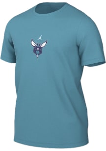 Nike Charlotte Hornets Teal Primary Logo Short Sleeve T Shirt