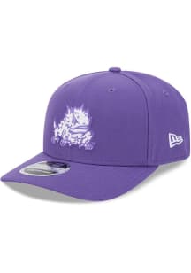 New Era TCU Horned Frogs 9SEVENTY Polyester Adjustable Hat - Purple