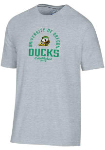 Under Armour Oregon Ducks Grey Printed Short Sleeve T Shirt