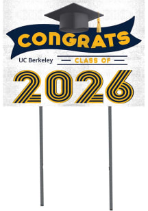 Cal Golden Bears KH Sports Fan Class of 2026 Yard Sign - Navy Blue