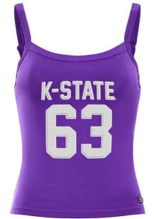 Hype and Vice K-State Wildcats Womens Purple Playmaker Tank Top
